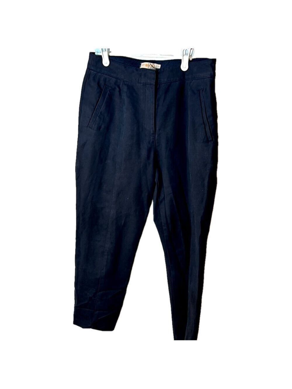 Tory Burch navy cropped dress pants size 8